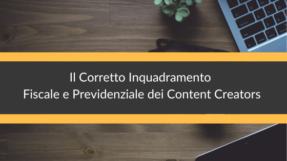 content creators fiscalità